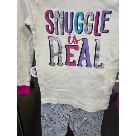 5/$15 "Snuggle is Real" Pajamas - Wonder Nation - 4T - Picture 4 of 4